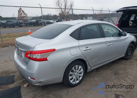 2014 Nissan Sentra S from USA, damaged, VIN 3N1AB7APXEY253622